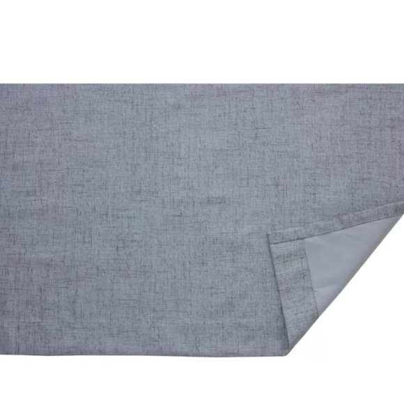 allen + roth 84-in Grey Blackout Thermal lined Back tab Single curtain panel - Picture 9 of 11